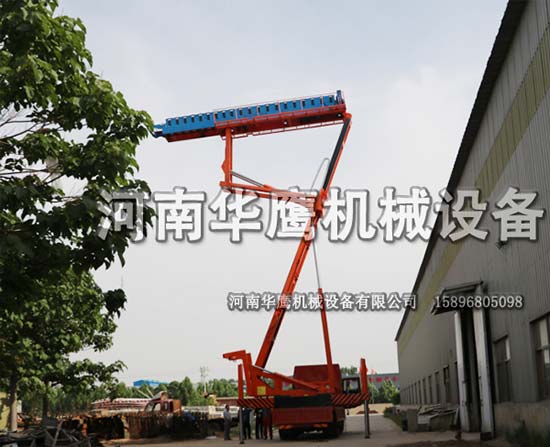 安徽客戶(hù)購置一臺車(chē)載式高空制瓦機一臺